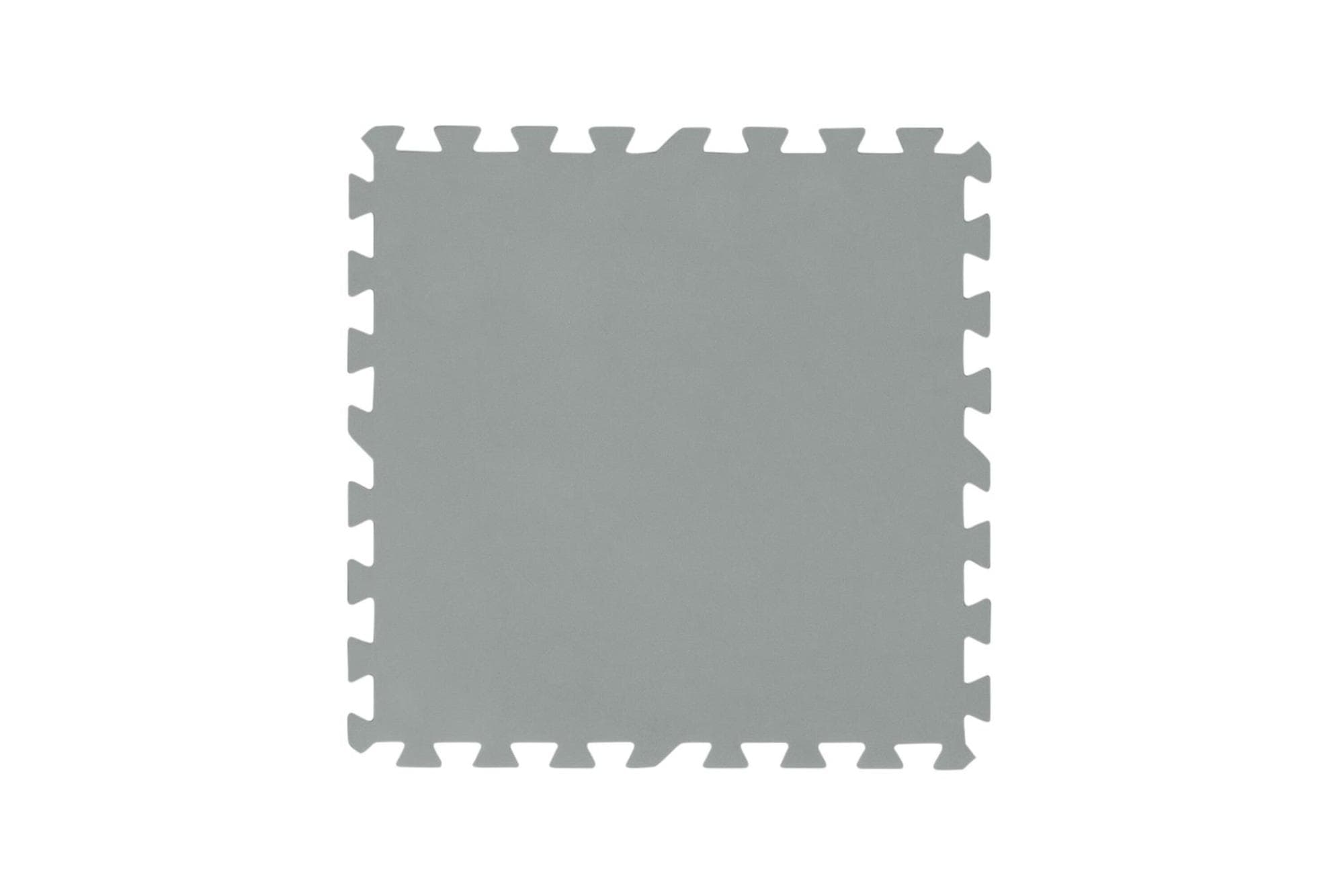 Tappeto grigio componibile per piscina da 50x50 cm