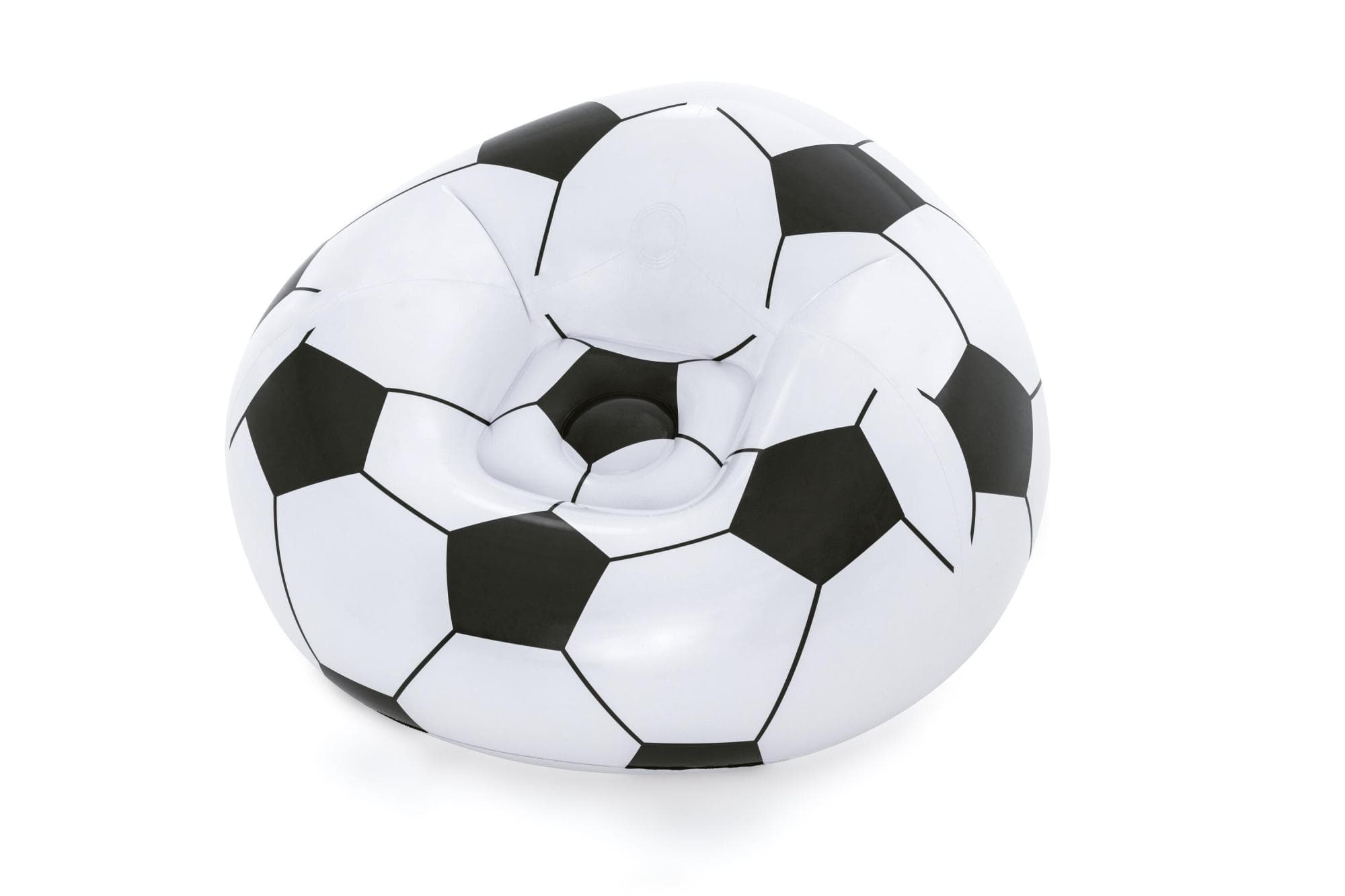 Poltrona pouf gonfiabile pallone da calcio