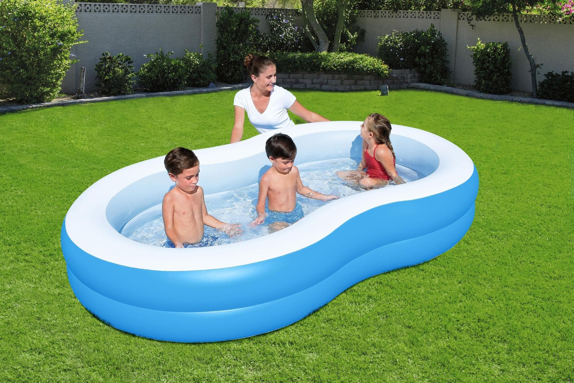 Piscina gonfiabile gioco Lago da 262x157x46 cm