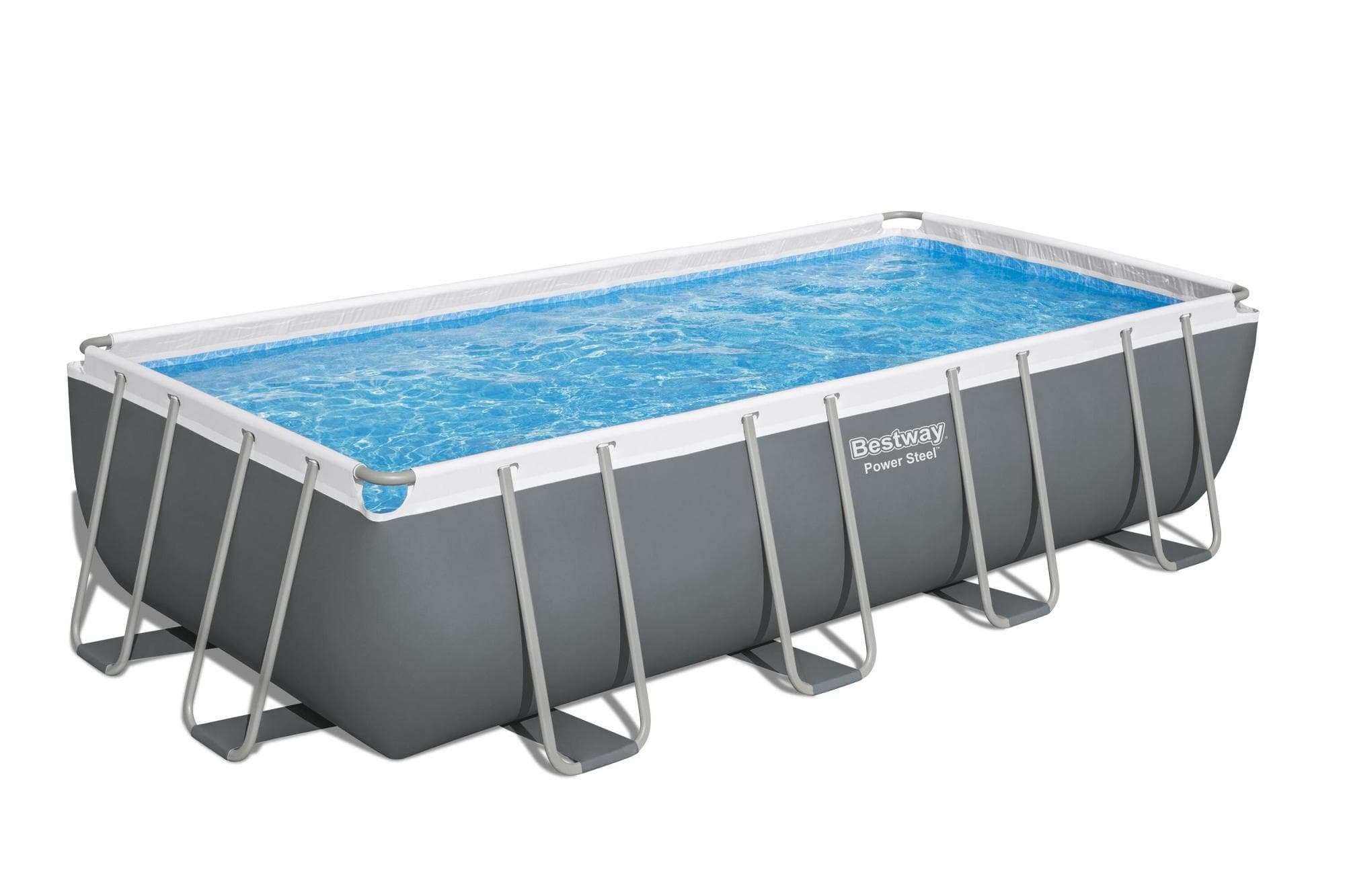 Piscina solo struttura grigio scuro - 549x274x122 cm
