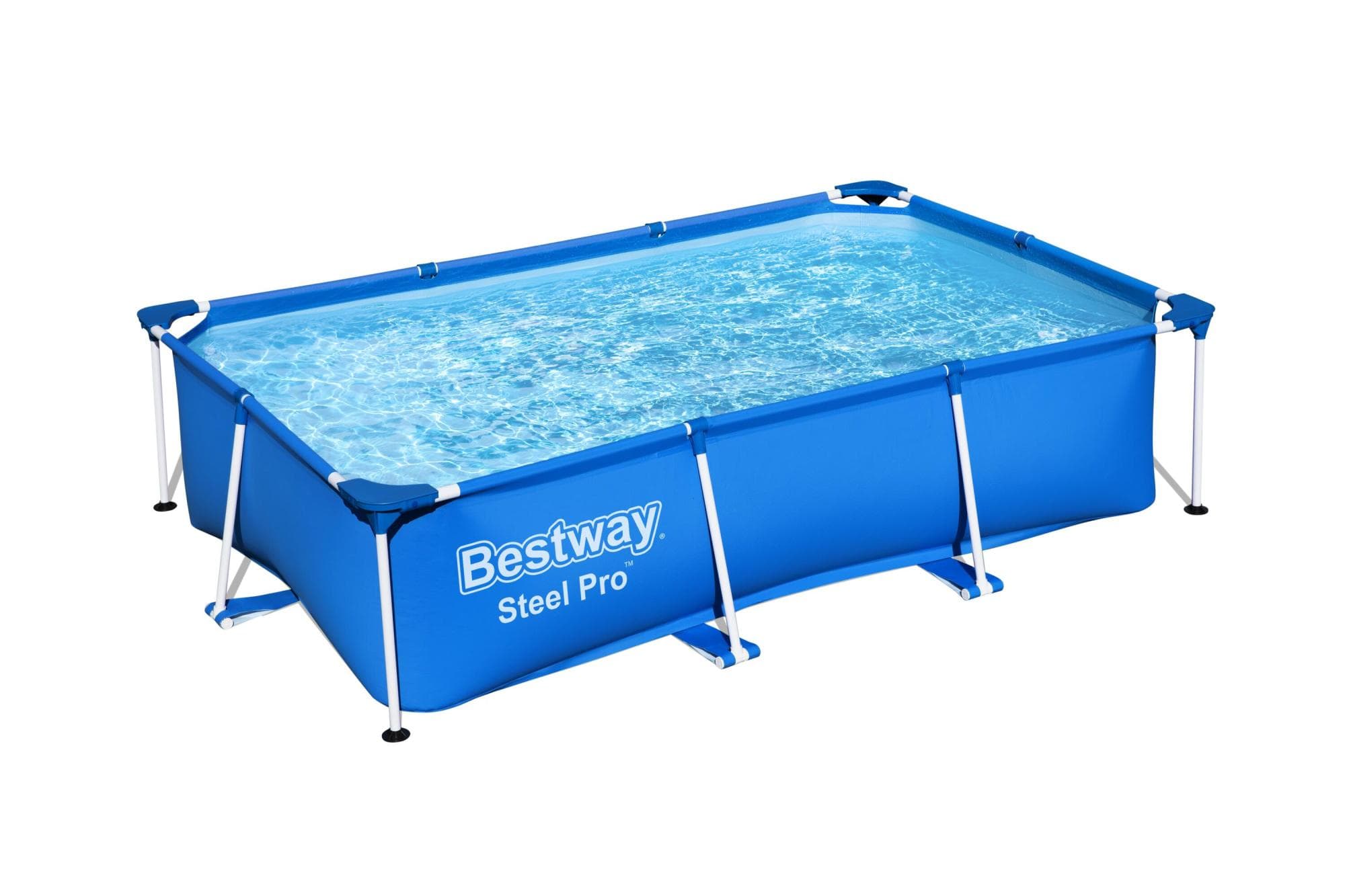 Piscina blu da 259x170x61 cm