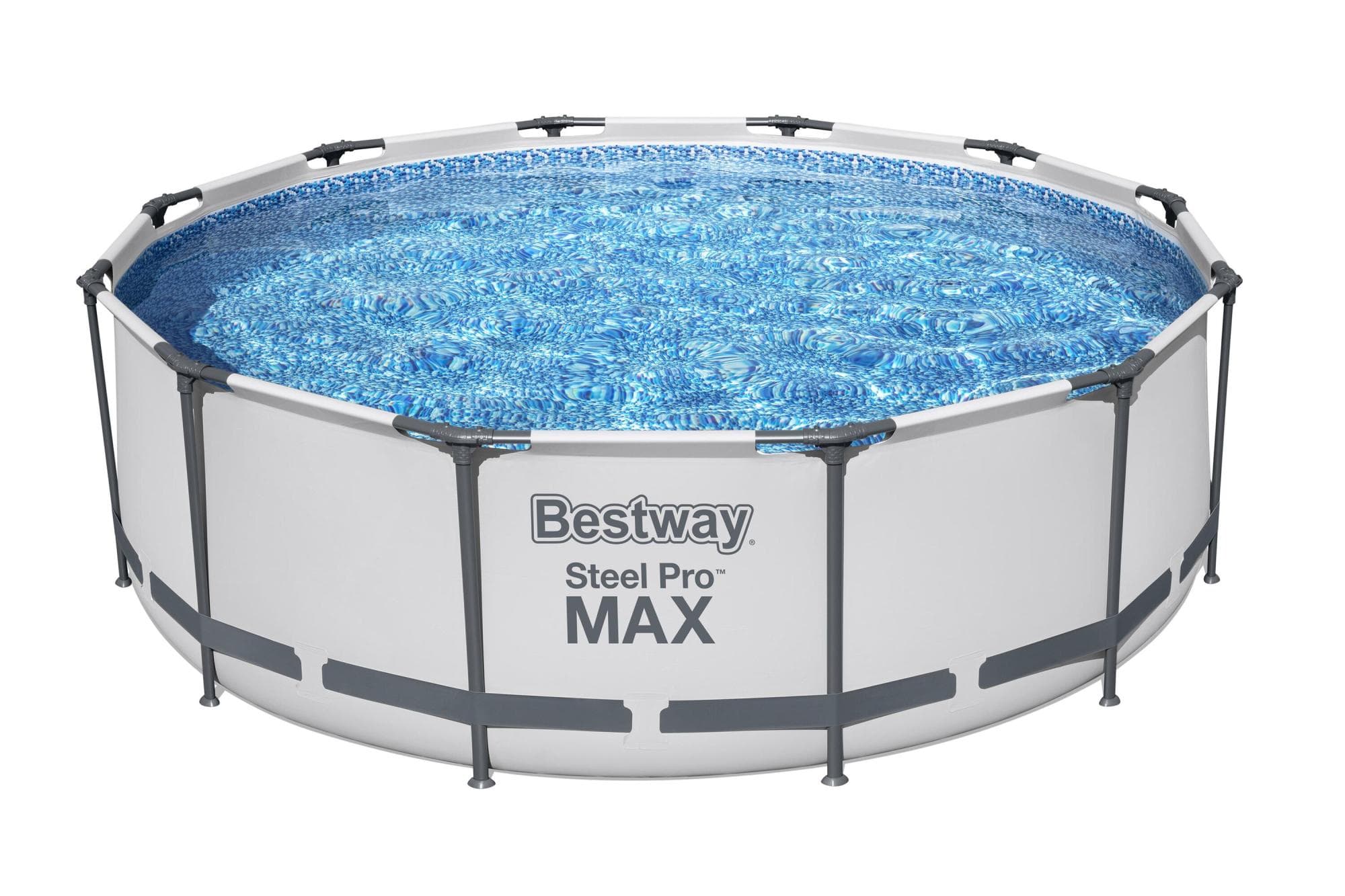 Piscina solo struttura - 366x100 cm grigio chiaro