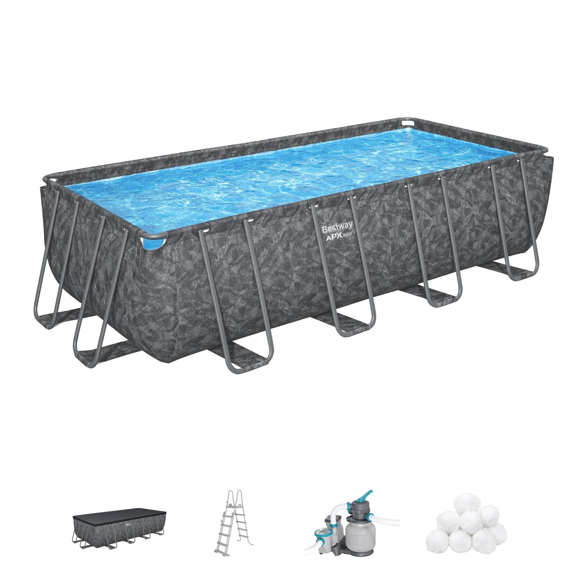 Set piscina APX 365 da 549x274x132 cm