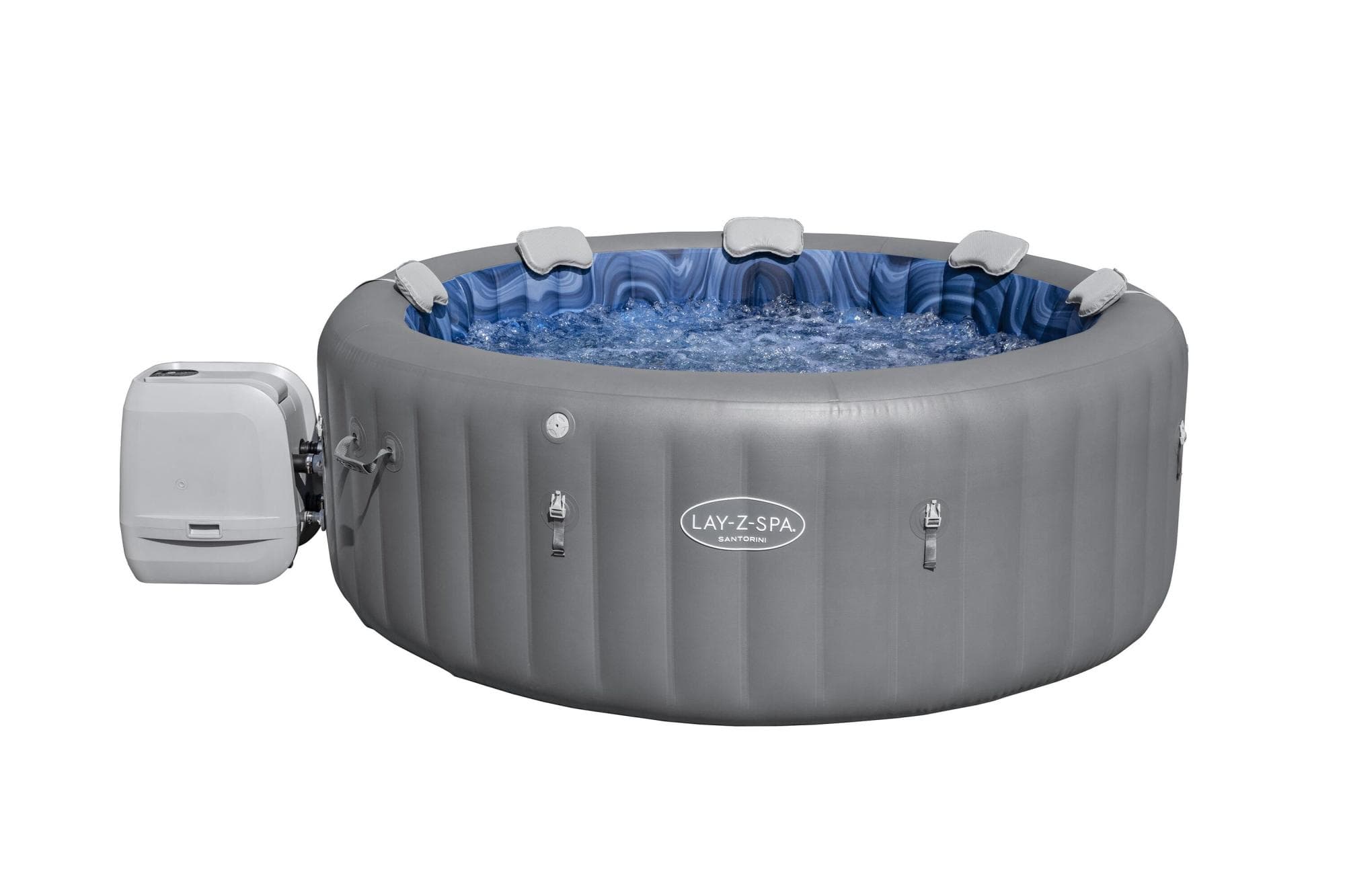 Idromassaggio gonfiabile Lay-Z-Spa Santorini HydroJet Pro 5-7 persone