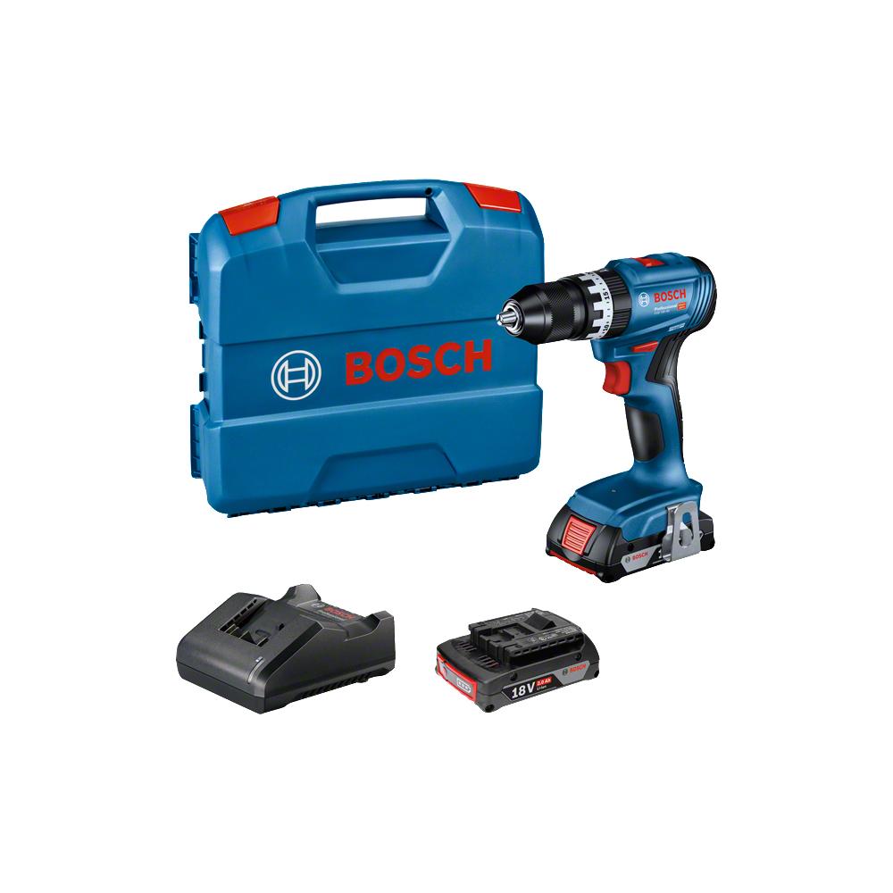 Trapano battente-avvitatore GSB 18V-45 Professional + 2 Batterie 2Ah 06019K3302 Bosch