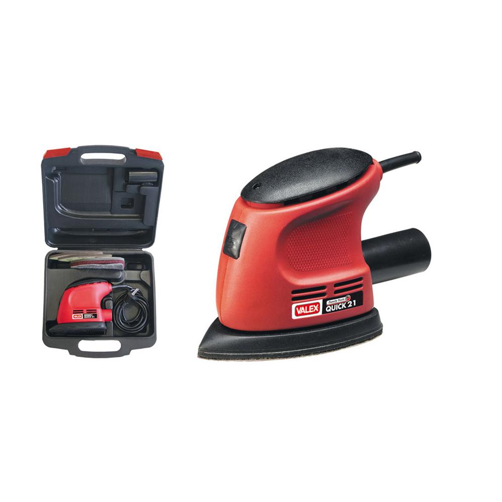 Levigatrice palmare QUICK 21 in valigetta con accessori 1402034 VALEX