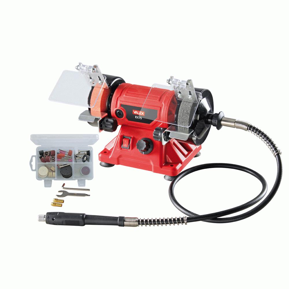 Smerigliatrice da banco combinata e albero flessibile EX75 1400119 VALEX