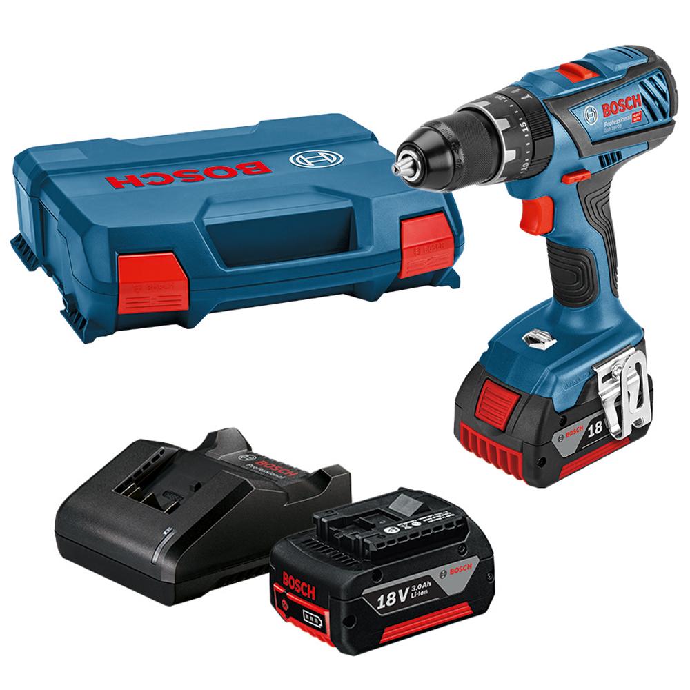 Trapano battente-avvitatore GSB 18V-28 Professional + 2 Batterie 3Ah 0615990M4C Bosch